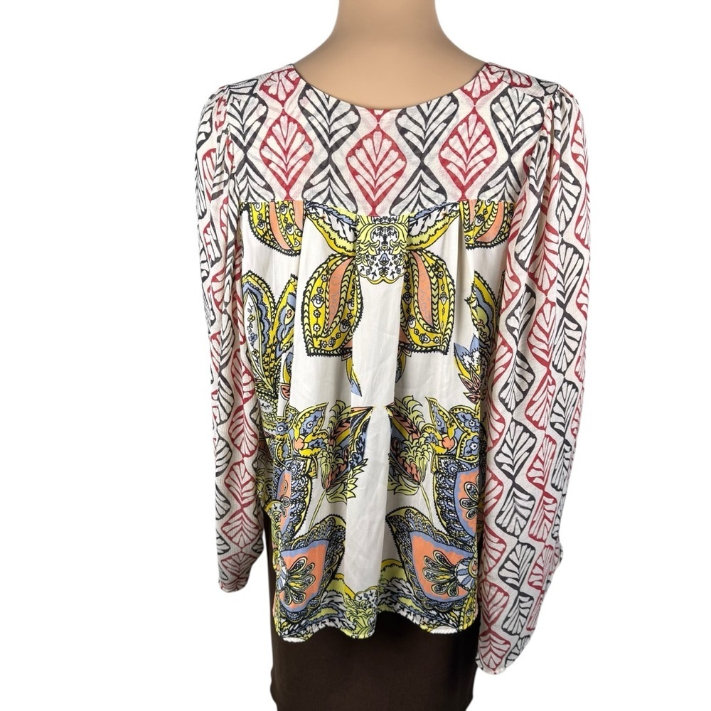 Free People Aleena Printed Long Sleeve Blouse Size S - Picture 6 of 10